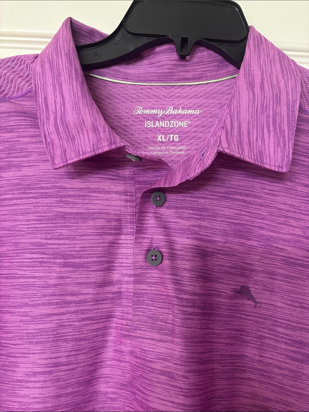 Tommy Bahama Purple Island Zone XL Polo Shirt - Picture 2 of 5